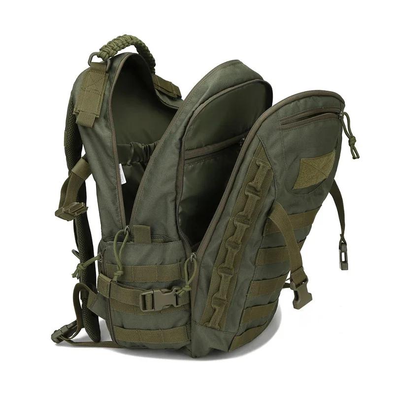 

Army green backpack Travel Camping Bag Accessory Nylon Outdoor Sports Fishing schoolbag Hiking Hunting Men Pouch Other