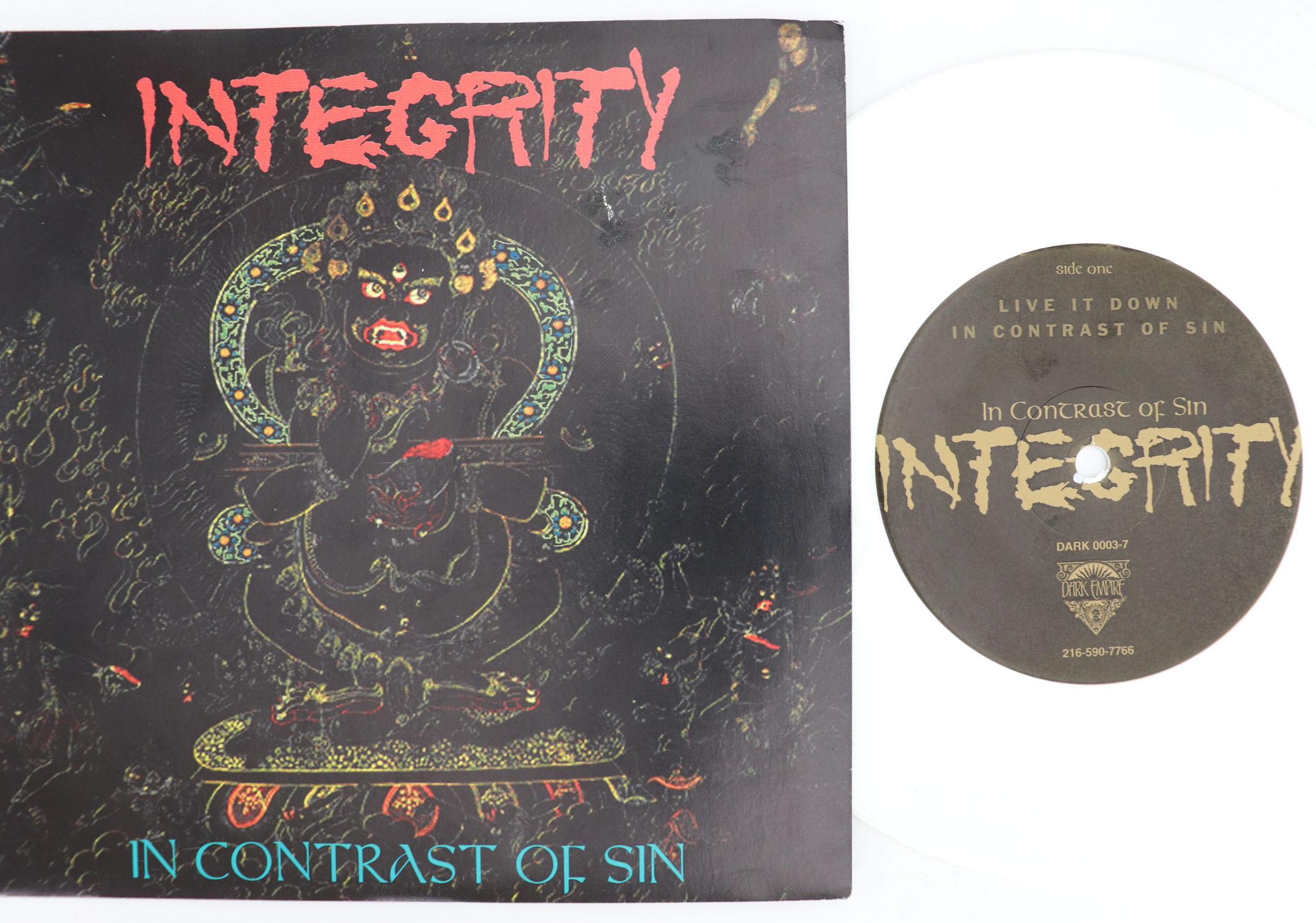 

7inch Record INTEGRITY - In Contrast Of Sin DRAK00037 DARK EMPIRE 1993 US Rock Used
