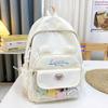 High-value college style, fresh and sweet, high-capacity backpack for primary and secondary school students