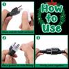 Weatherproof Extension Cord Washer Outdoor Christmas Light Plug Waterproof Pad Gfci Protector String Light Plug Silicone Cover