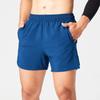 Men's Quick-Dry Sports Shorts with Invisible Zipper Pockets for Track and Field
