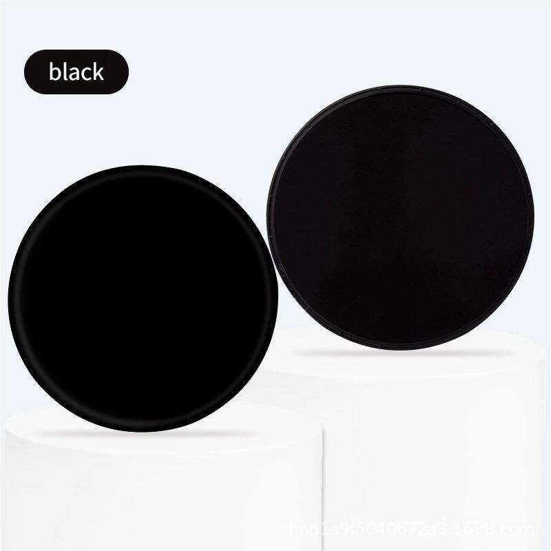

2pcs Solid Color Yoga Sliding Discs, Yoga Fitness Foot Sliding Pads, Workout Equipment For Abdominal Core Training, Body Shaping чёрный