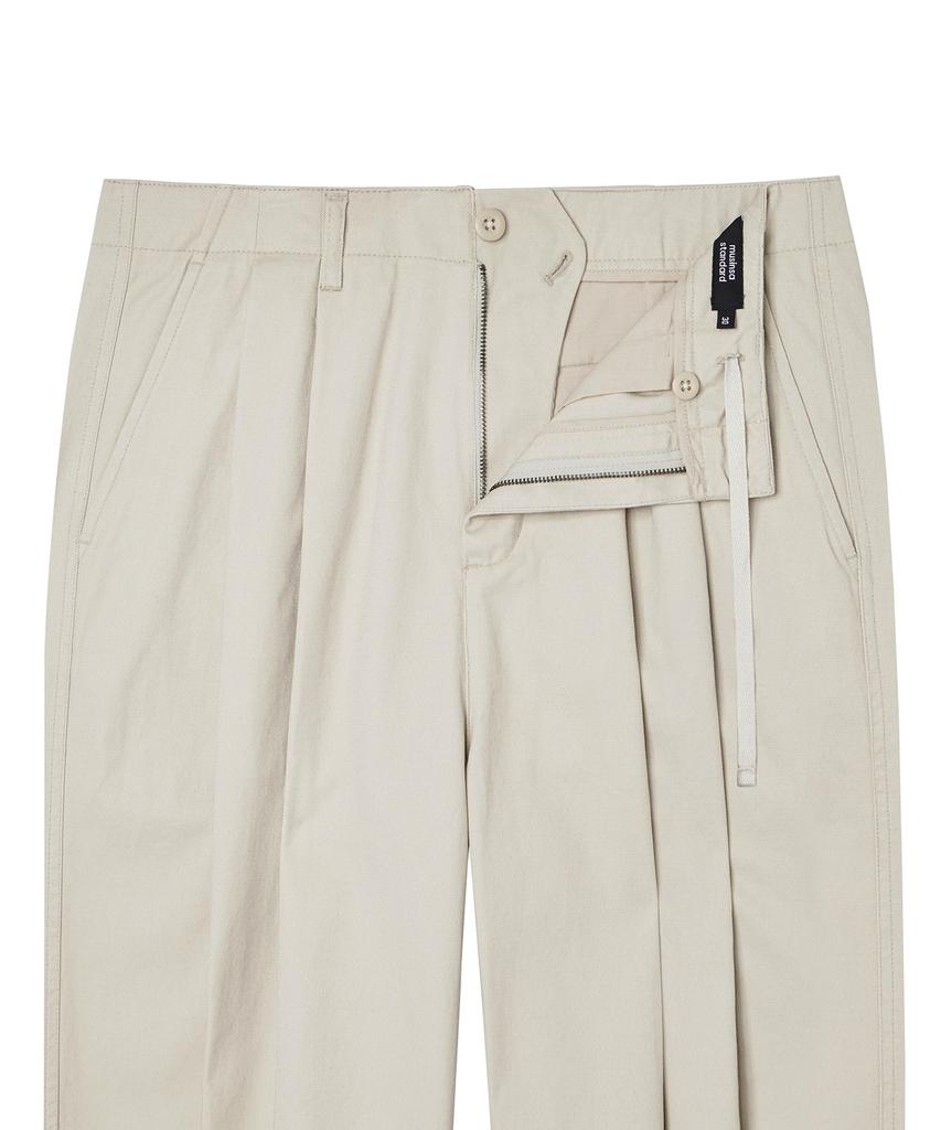 MUSINSA STANDARD Cotton Wide Balloon Pants [Light Beige]