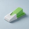Rubber Door Stopper NonSlip Wedge Stop Ribbed Doorstop for Home, Office White