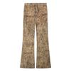 Thelight2025 Spring/Summer New Snakeskin Subculture Print Micro-Pull Casual Pants Women Gyaru Breathable Elastic Waist