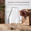 2600ml Glass Water Pitcher High Borosilicate Large Capacity Glass Cold Water Kettle Heat Resisttant with Lid Glass Tea Pot