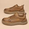 Genuine Leather Men's Shoes Fashion Designer Italian Casual Shoes Comfy Leather Sneakers All-Match Sport Shoes Tennis Masculino