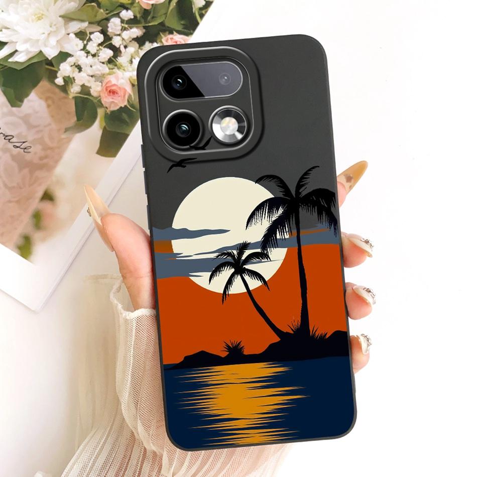 Dla Realme 16 Pro+ 16Pro 2026 Modne Etui Malowane Plaża o Zmierzchu na Telefon Dla Realme 16 Pro Plus 5G Miękkie Silikonowe Pokrowce Zderzaki