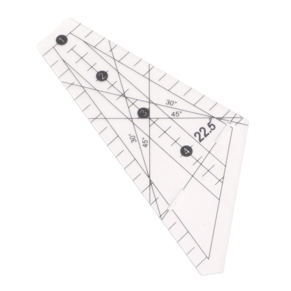 Slot Design Quilting Ruler Acrylic Sewing Stencil Tool Sewing Template Ruler For Craft Making