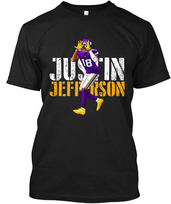 

NWT Justin Jefferson American Football Wide Receiver Graphic T-Shirt Size S-4XL Unisex T-Shirt XXXL