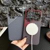 Slim Carbon Fiber Kevlar Pattern For Magsafe Magnetic Case For Xiaomi 15 S 14 13 Ultra 17 Pro Max Wireless Charging Armor Cover
