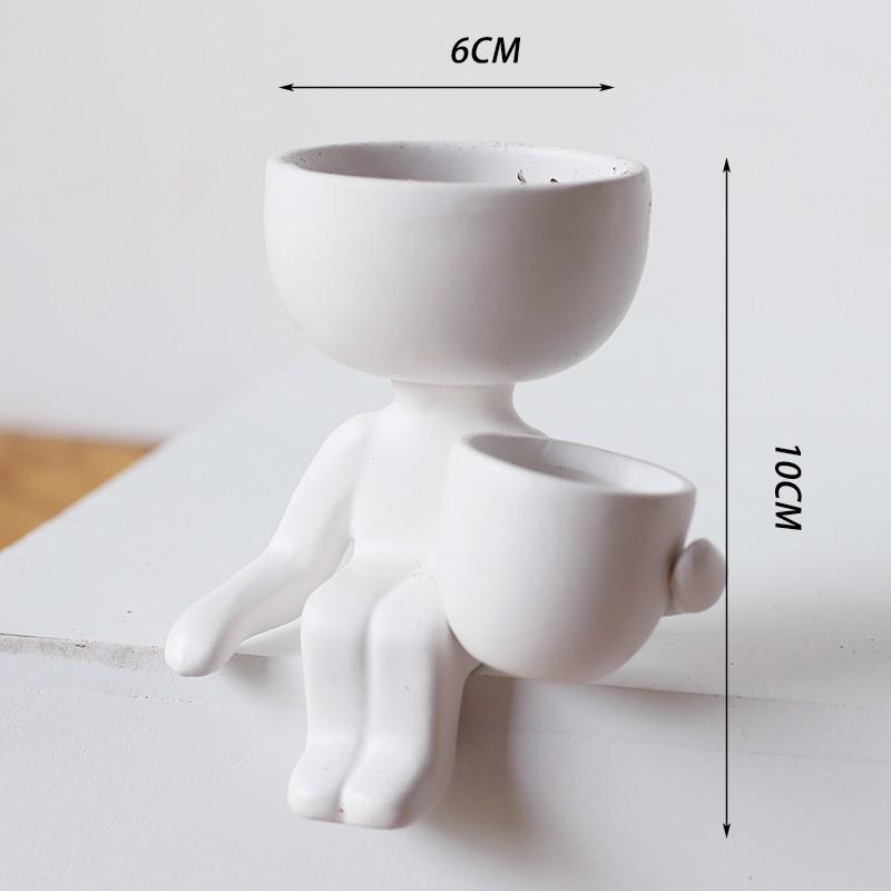 Adorable Animal Ceramic Succulent Pot for Desktop Decoration