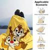 1 ks, "deka Chip a Dale Měkká a útulná Domácí dekorace na pohovku, postel, Cestování, Kempování, Auto, Pláž, Kancelářské zdřímnutí Perfektní dárek pro přátele"