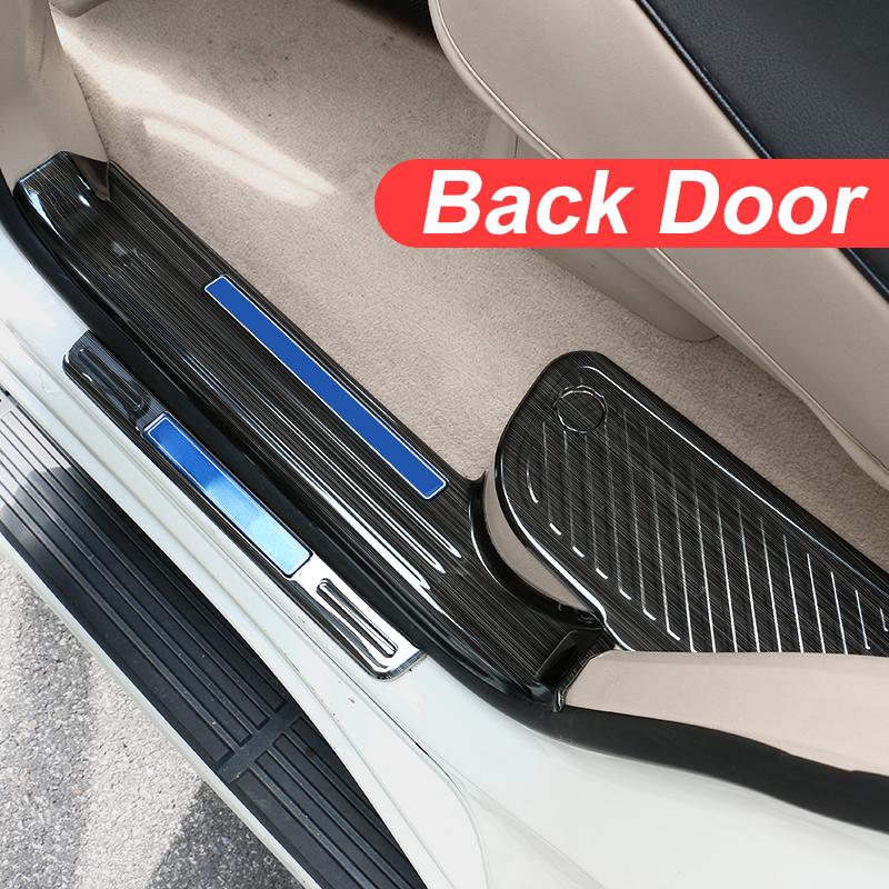 OKBY5 For Toyota Land Cruiser 200 LC200 2008-2021 Tuning Interior Decoration Accessories Modification, Stainless Steel Threshold 2020