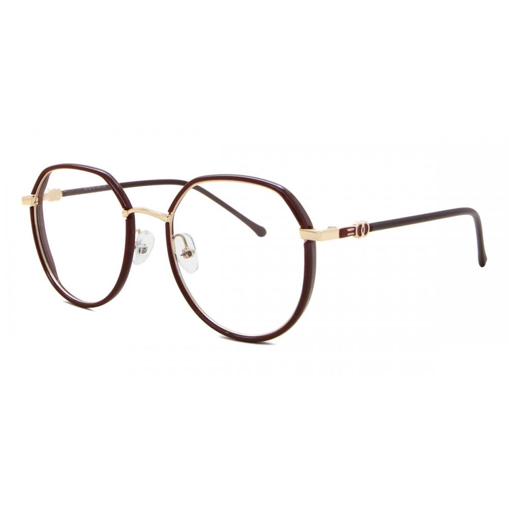 Full Rim Oval Brown Rose Gold Smartbuy Collection Ulrich Mtr 95 Fashion Unisex Eyeglasses