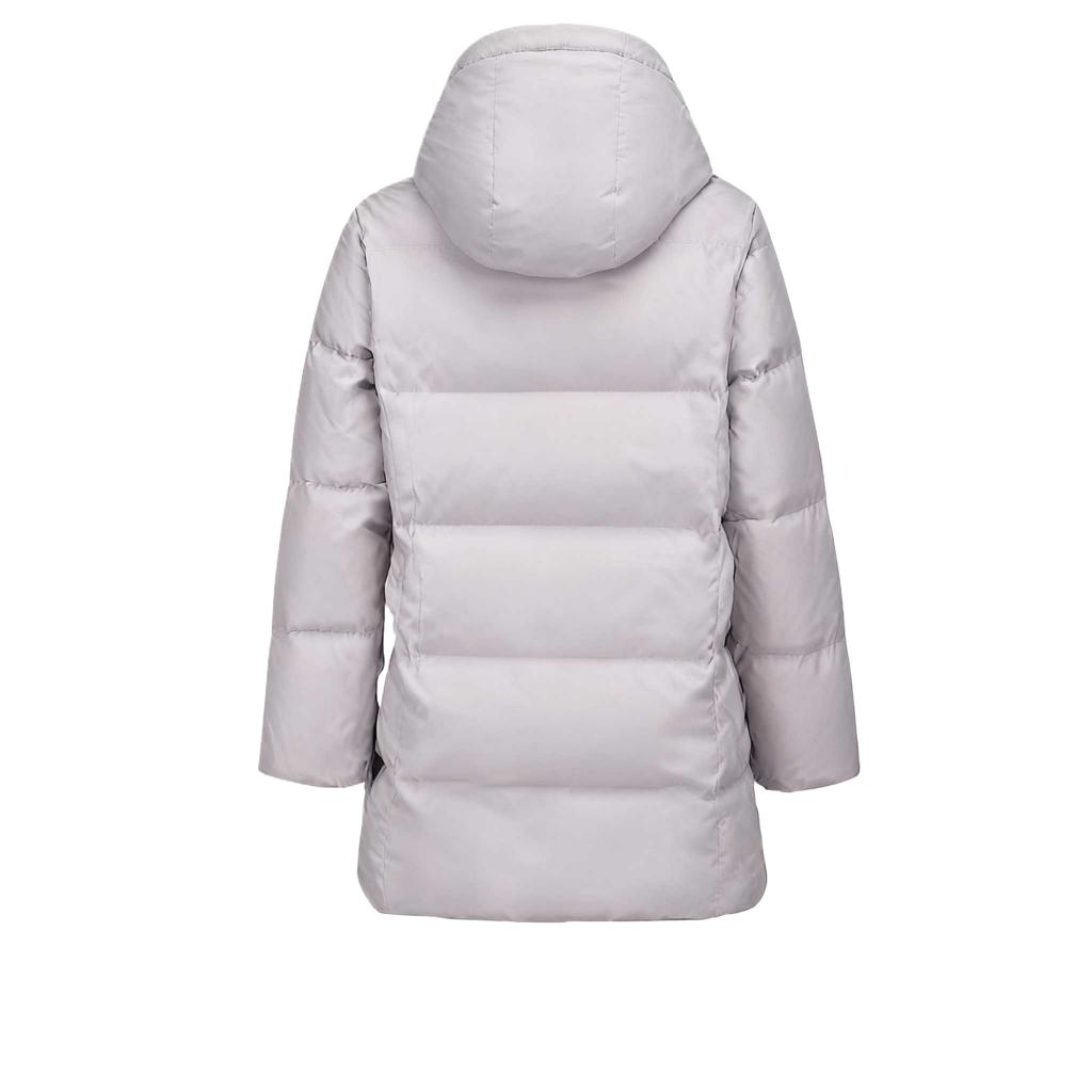 Skechers Solid Color Zipper Hooded Down Jacket Women outerwear L425W101-02N4