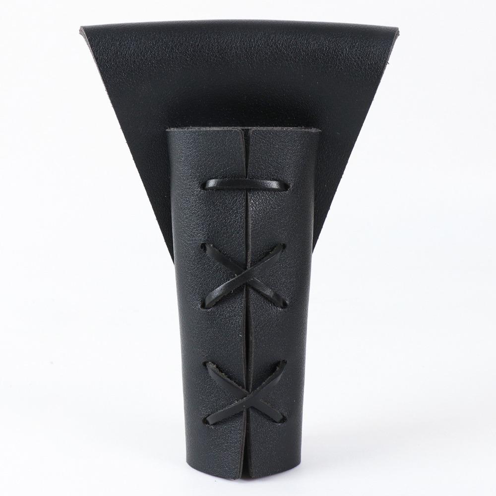 

PU Leather Sword Holder Belts Vintage Knight Sheath Scabbard Durable Weapon Cosplay Gear чорний