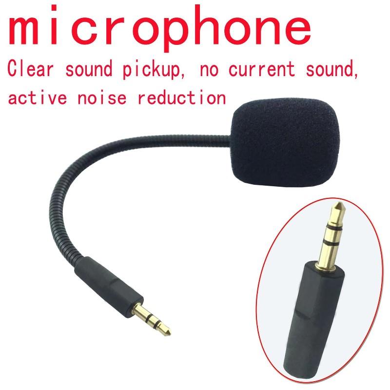 

ABNR For Kingston Nighthawk S Detachable Microphone Boom For Gaming Headset Headphones 3.5Mm Mic Replacement чорний
