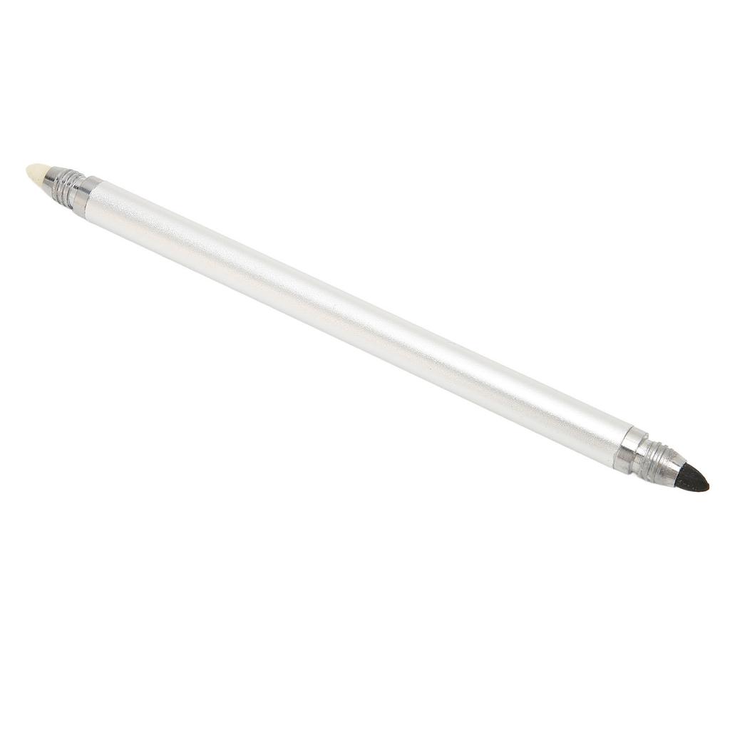 Black Stylus Pen 4 In 1 Multifunctional Accurate Positioning Capacitive Stylus with 2 Fiber Nibs