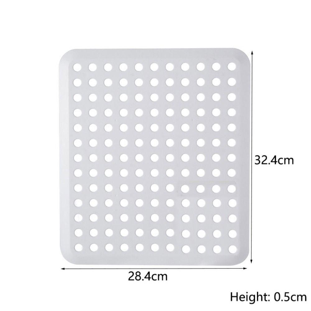 Anti-blocking Sink Drain Mat Hollow Dish Drying Mat Multifunctional Sink Protectors  Tableware
