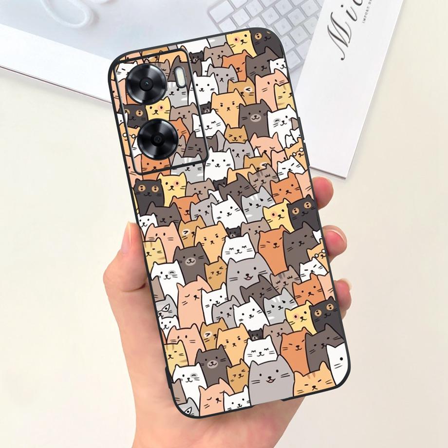 Für OPPO A57 4G CPH2387 Hülle Für OPPO A77 4G A77s A57s A57e Handyhülle Weiches Flüssigsilikon TPU Hülle Für OppoA57 Astronauten Tasche