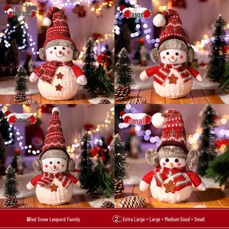 Large Snowman Figurine for Christmas Decoration and Party Atmosphere