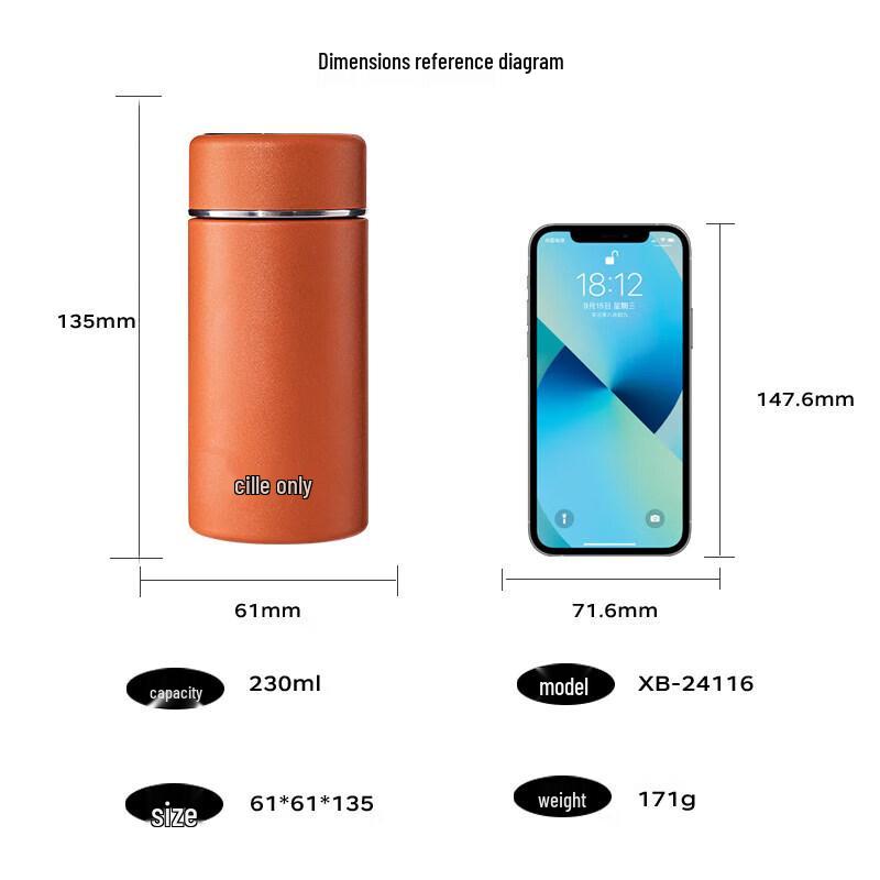 Xile 230ml Portable Mini Thermos