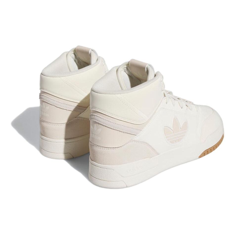 Adidas Originals Drop Step XL Comfortable Durable Lightweight Mid-Top Sneakers Unisex Sneakers White Pink IF2677