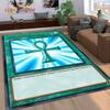 27 Style Yu-Gi-Oh Blue Eyes Dragon Monster Gold Card Cartoon Game Carpet Rug for Bedroom Living Room Home Sofa,Decor Floor Mat