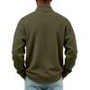 Herren Vintage Cord Reißverschluss Strickjacke Lässig Langarm Herbst Mode Pullover Jacke