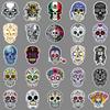 50 Colorful and Terrifying Skull Halloween Personalized Luggage, Refrigerator, Car, Scooter, Mobile Phone Graffiti Stickers
