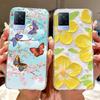 For Vivo V21e Case V2061 Cute Cat Lion Painted Cover Soft Silicone Phone Cases For Vivo V21 V2066 V2108 V 21 VivoV21 E 4G Fundas
