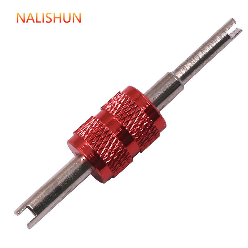 Doppelkopf Ventileinsatz Schraubendreher & Luftablasswerkzeug für Auto AC & Reifenreparatur