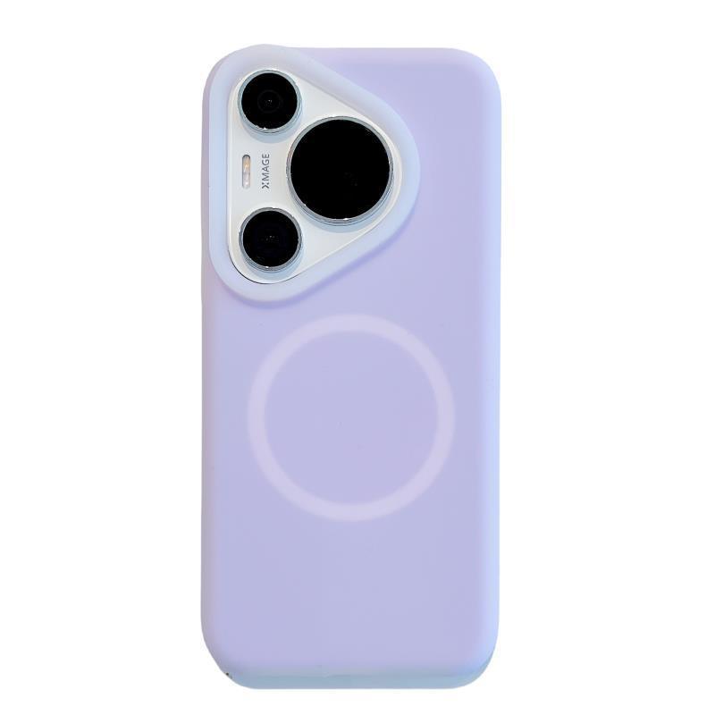 Huawei Pura70Ultra jelly magnetic mobile phone case is suitable for Mate60pro liquid silicone anti-drop protective case.