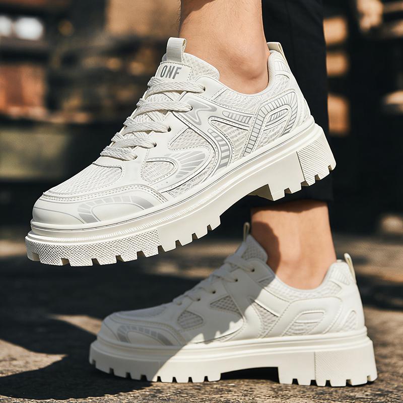 Men Casual Sneakers Shoes Anti-slip Low-top Outdoor Sports Shoes Men Lace-up Comfortable Breathable Sport Men Shoes