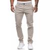 Oufier Herren Hose mit geradem Bein Lässige Sommer Basic Baumwollhose