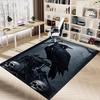 1pc Crow, Skulls Carpet Anti Slip Polyester Floor Mat for office,Bedroom