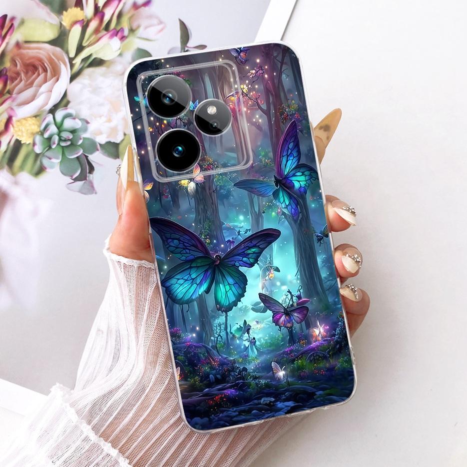 For Realme GT 7 GT7 T 5G Case RMX5061 Cute Lion Fashion Painted Cover Soft Silicone Phone Case For Realme GT 7 Pro GT7T 5G Shell