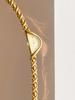 Retro-inspired Gold Woman' Watches With Half-moon Dial and Metal Bracelet Water-resistant Quartz Ladies' Wristwatch Gift