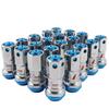 New R40 Style Racing Lock Lug Nuts (20pcs) + 2 Security Key Sets - 44mm Wheel Nuts, M12x1.5