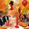 Bequeme Thanksgiving-Truthahn-Hüte Kreative Rollenspiel-Foto-Kappe Plüsch-Truthahn-Hüte Feier
