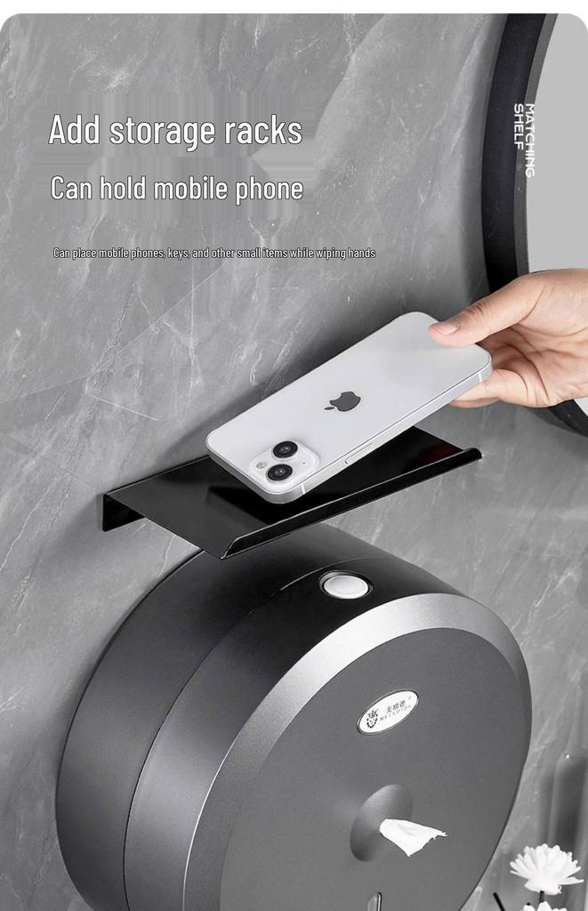 Large Waterproof Wall-Mounted Paper-Saving Tissue Box for Hotels