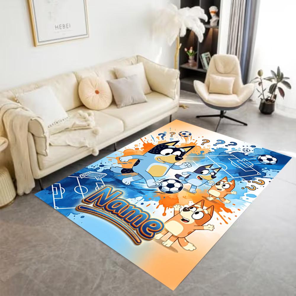 Halloween Friends Customized Name Carpet Perfect for Balcony Entryway Study Room Hallway Anti-slip Rug Anime Office Decor Birthday/Christmas Gift