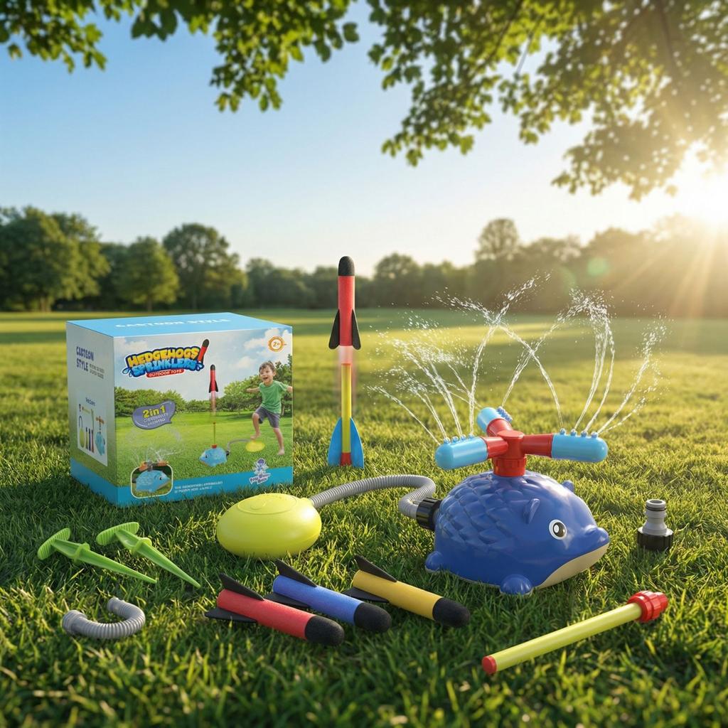 Rasensprenger, Sommer Badezimmer und Garten Outdoor Sprinkler, Wasserspielzeug für Kinder
