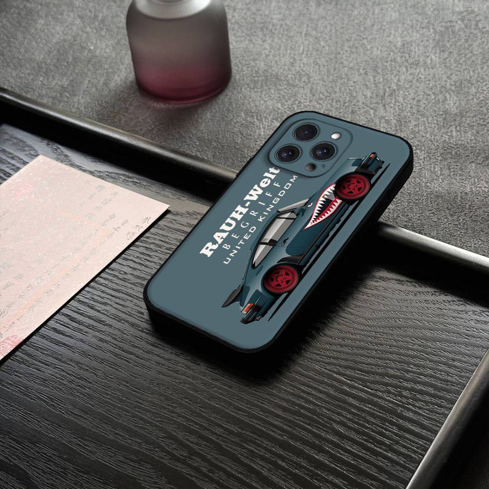 Phone Case For Iphone 16 15 11 13 14 Pro Max 7 8 Plus X Xr Xs Max 12mini Black Shell Cover Case