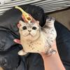 12/32cm New Simulation of Seal Cat Plush Toy Ocean Doll Cute Cat Toy Cartoon Lifelike Kitten Dolls Girls Birthday Gift Kids Toys
