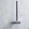 304 Titanium-Plated Brushed Black Stainless Steel European-Style Toilet Brush