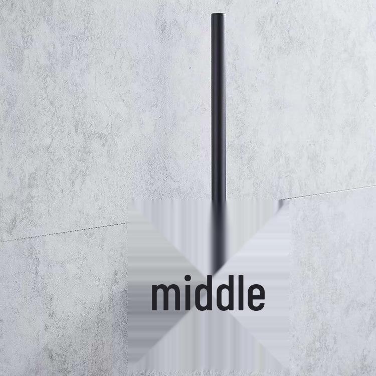 304 Titanium-Plated Brushed Black Stainless Steel European-Style Toilet Brush
