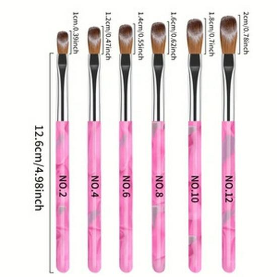 Nail Art Brush Set - Acrylic Gel Polish & DIY Painting Pens
