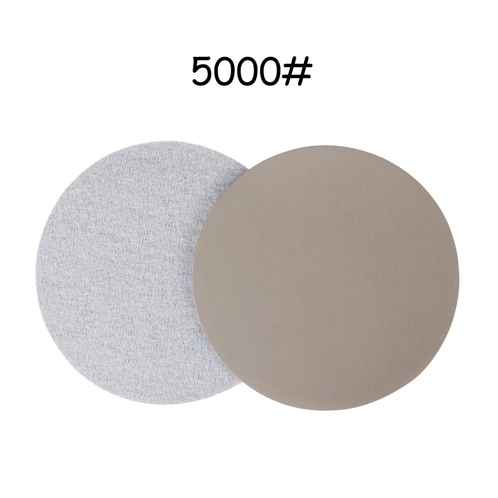 5/10/20Pcs Abrasive With Loop Wet or Dry Sandpaper Pads Sanding Disc 60 - 10000 Grit 5'' 125mm